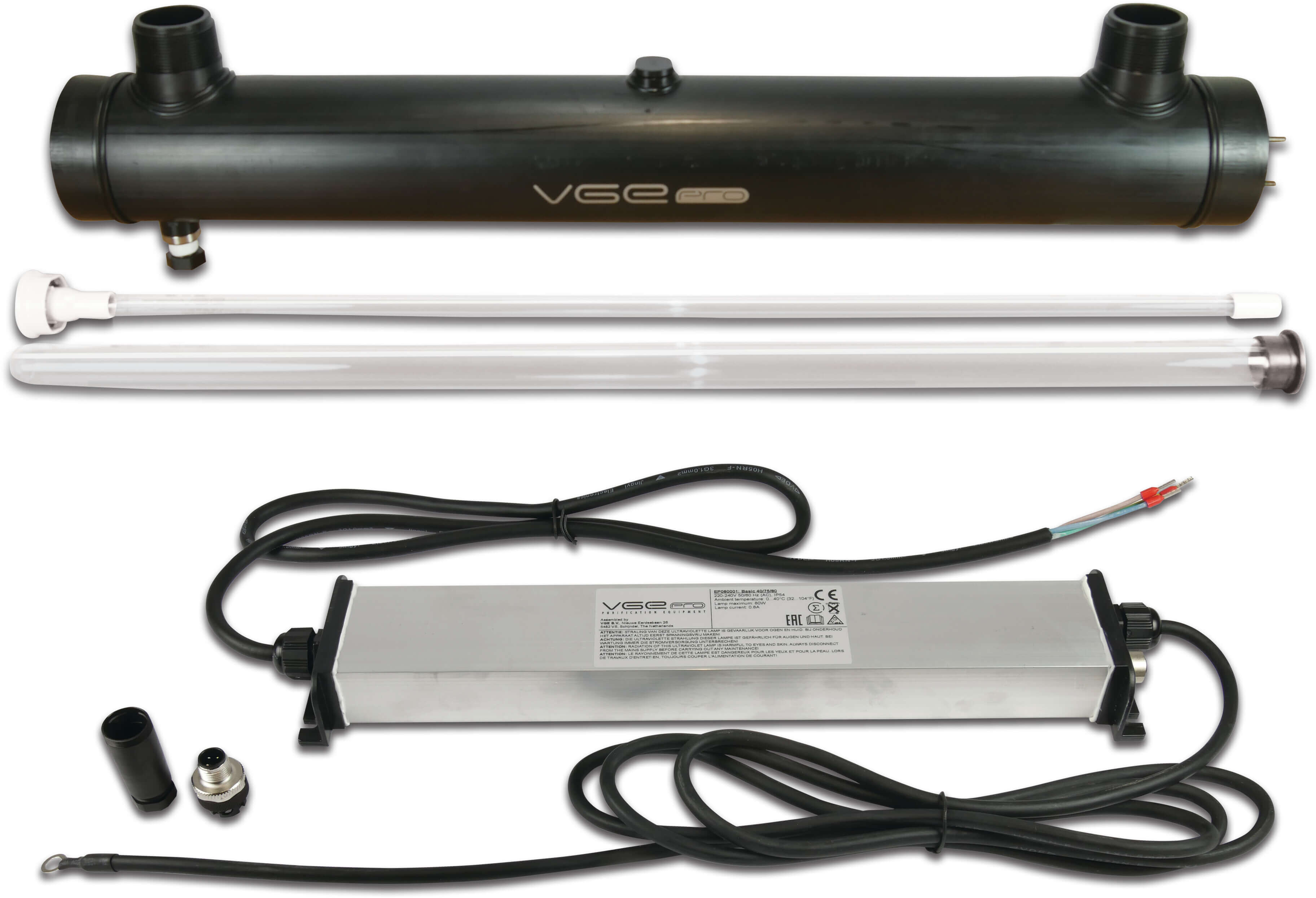 VGE Pro Low UV lampsystem, Basic
