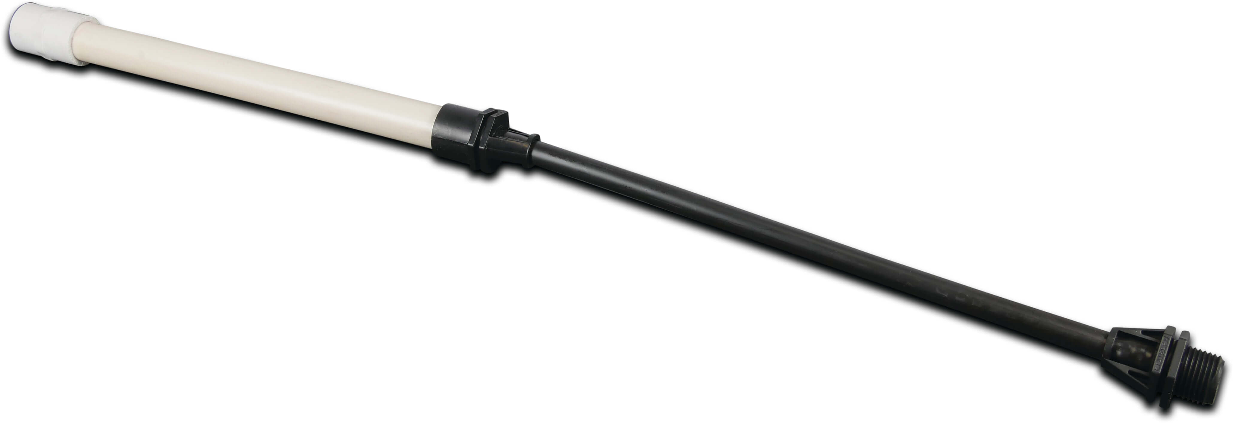 Senninger Rückschlagklappe Kunststoff 0,345" Tülle x Außengewinde 3,45bar Schwarz