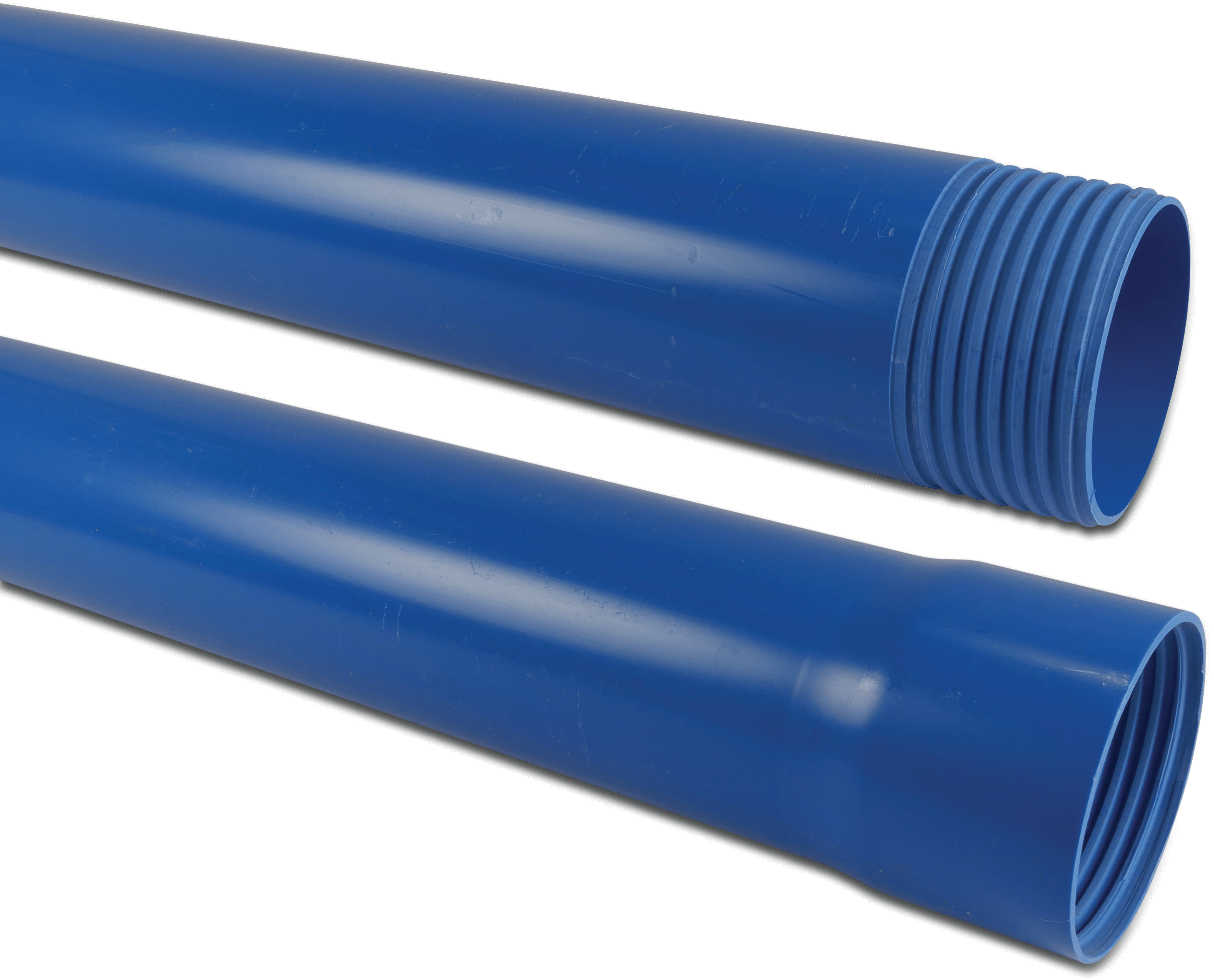 Blue threaded