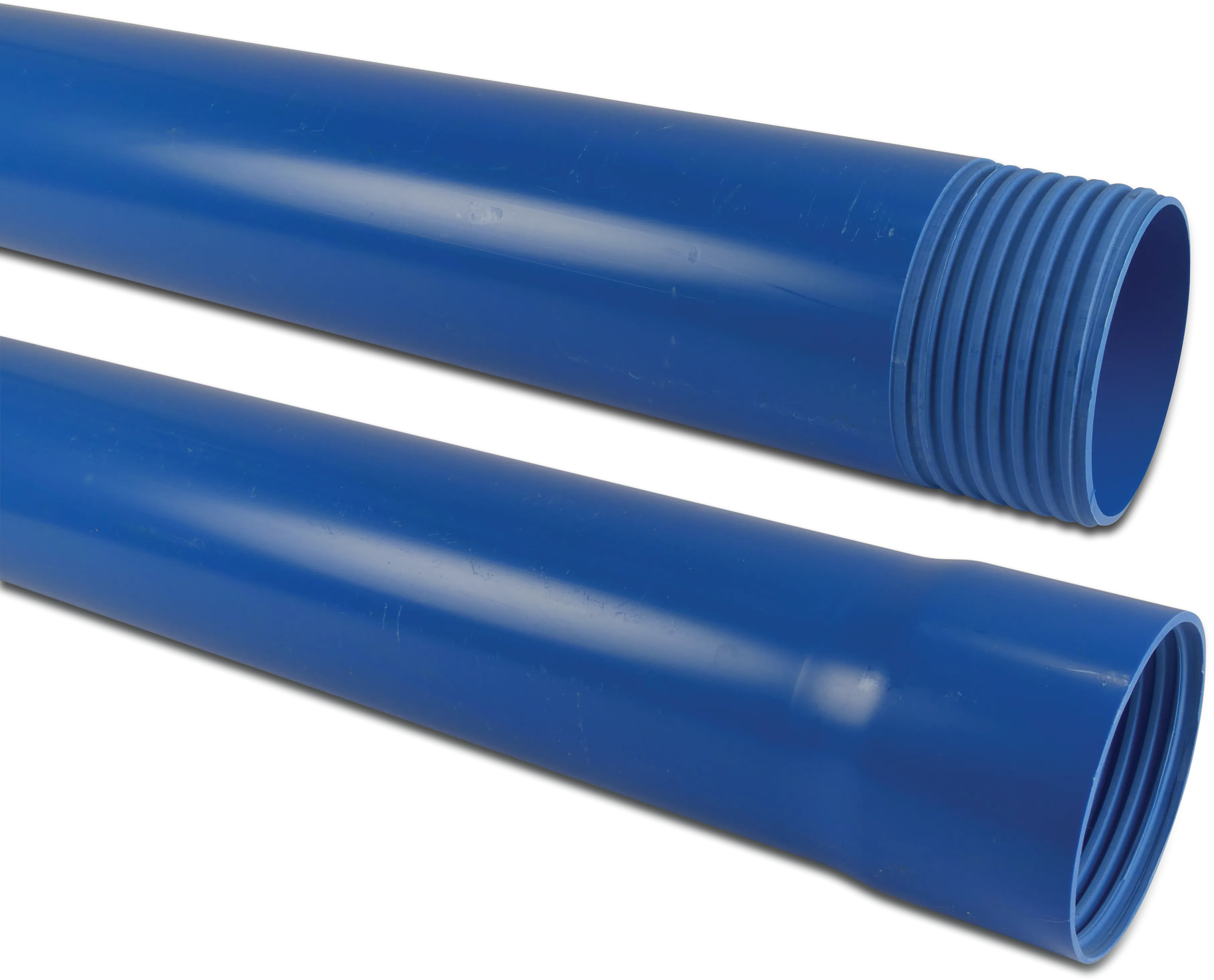 Blue threaded