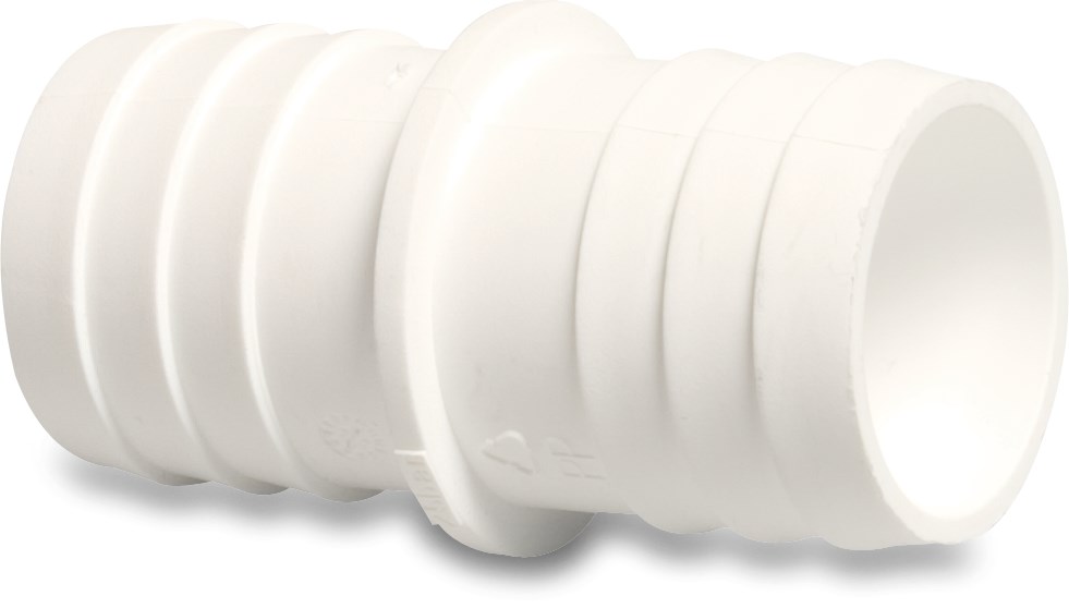 Hose tail 32 mm hose tail 10bar white