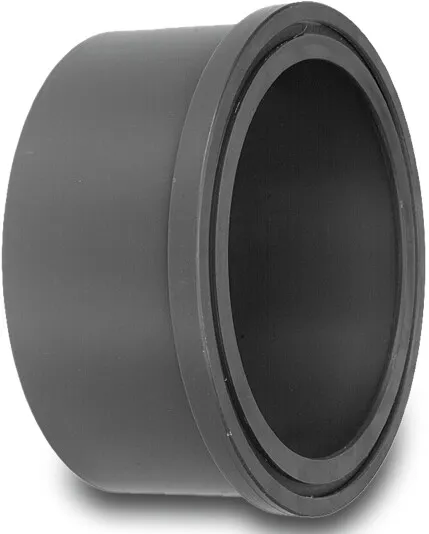 VDL Stub flange PVC-U 280 mm glue socket grey