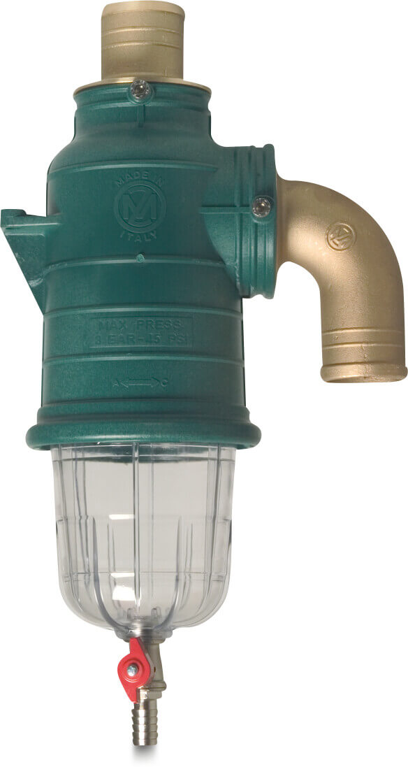 MZ Siphon fibreglass reinforced nylon 80 mm hose tail type 024B
