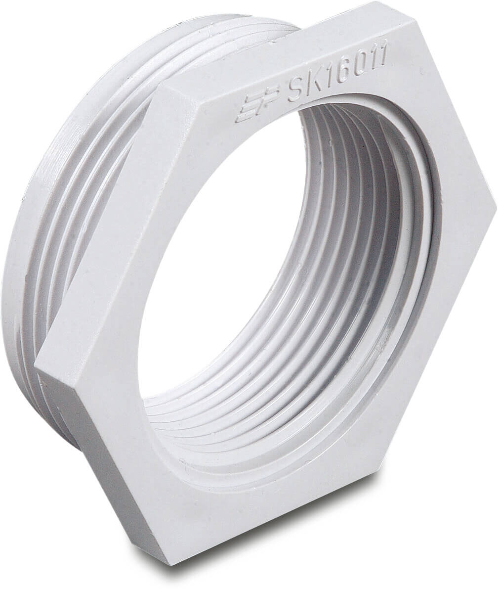 Hayward Verloopstuk 2" x 1 1/2" buitendraad x binnendraad 3,5bar wit type Premium