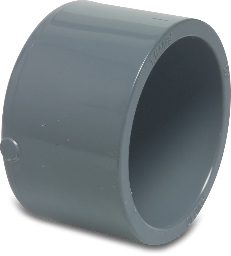 Profec Cap PVC-U 12 mm glue socket 16bar grey