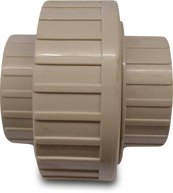 Union coupler PP 10bar female thread beige