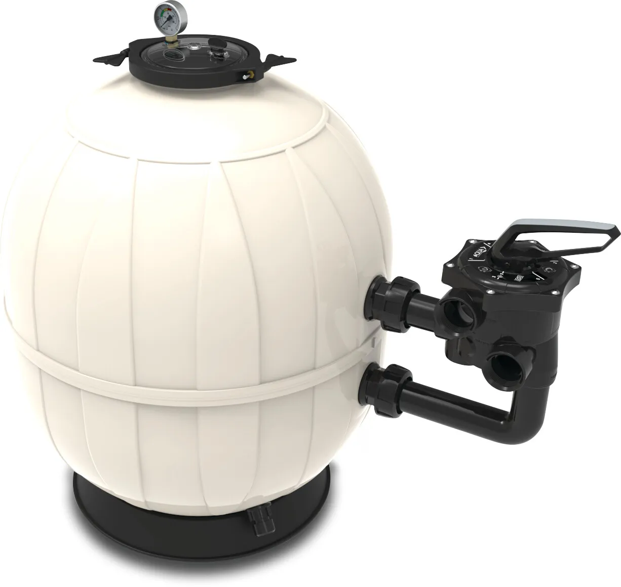 Sand filter PP 1 1/2" female thread 3,75bar beige type S620
