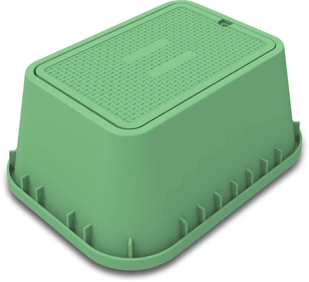 Profec Rektangulär ventilbox HDPE grön type VB-1220