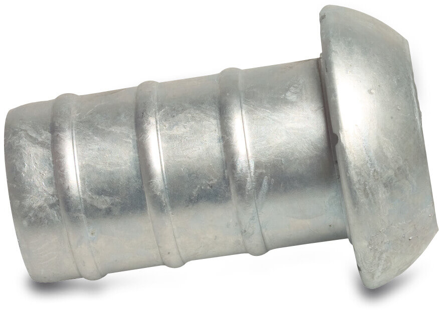 Quick coupler adaptor steel galvanised 108 mm x 102 mm male part Perrot x hose tail type Perrot