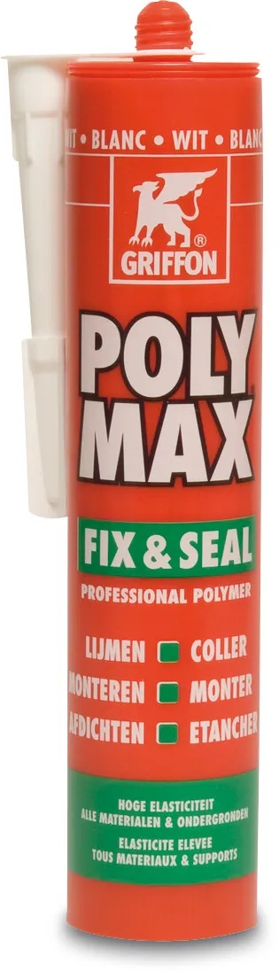 Griffon Mounting sealant transparent 0,300ltr type Polymax Fix & Seal