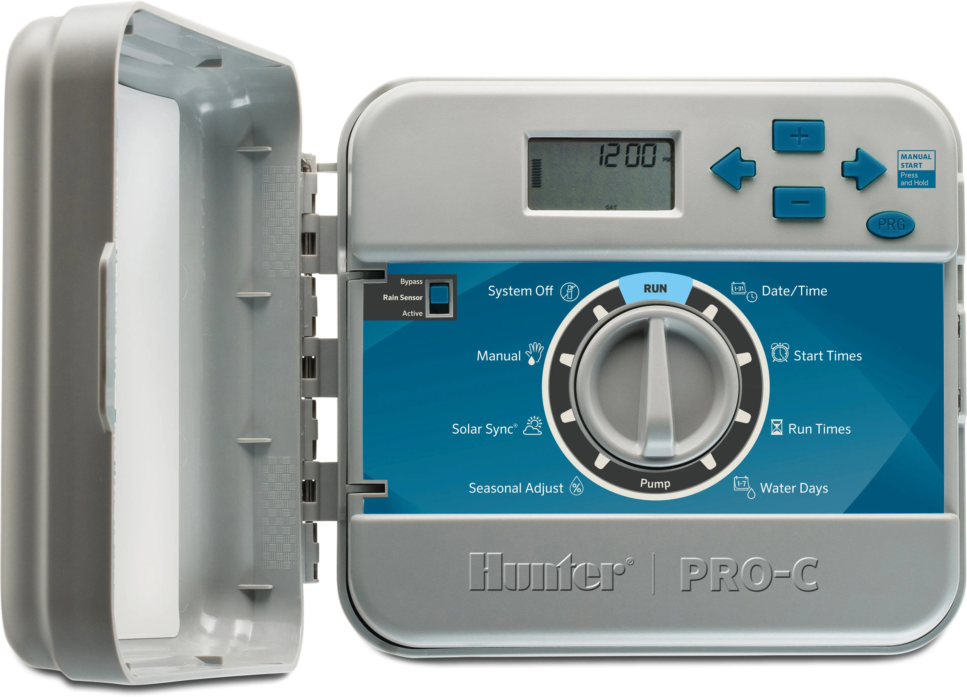 Hunter Irrigation controller 24VAC white/blue type Pro-C 401-iE Indoor 4 stations