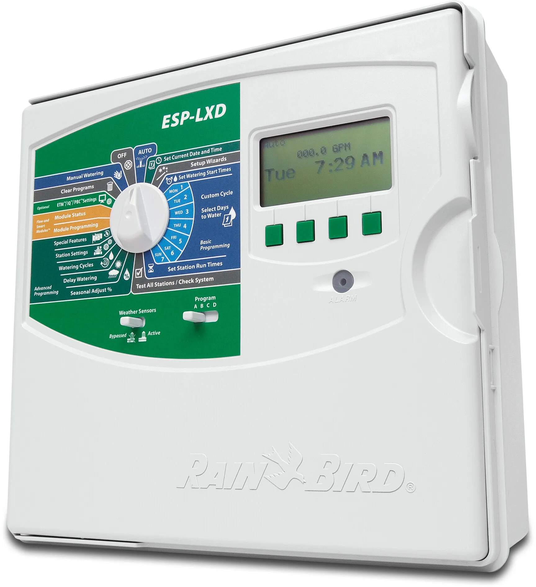 Rain Bird Decoder Steuergeraet Kunststoff 24VAC Weiß Typ ESP-LXD universal 50 Stationen