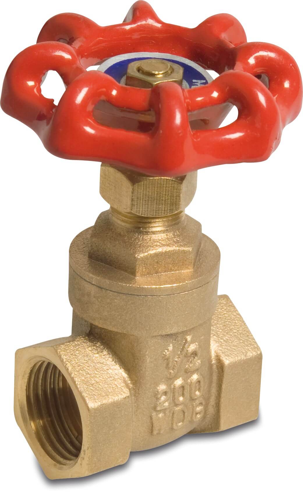 Profec Gate valve brass 1/2" female thread 16bar type 201