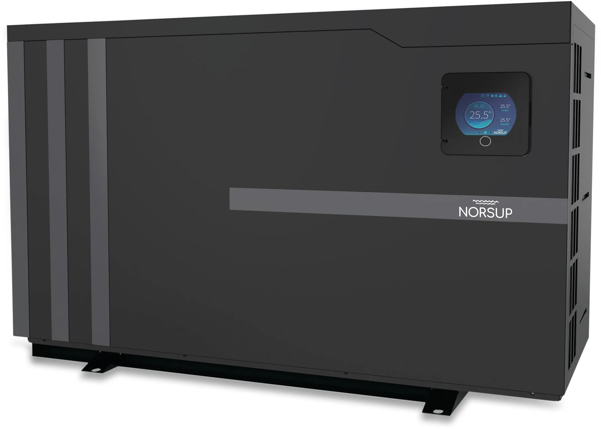 Norsup Wärmepumpe Inverter Aluminium 50 mm 10,3A 230VAC Schwarz Typ Seitlich SG Silent-Pro 13