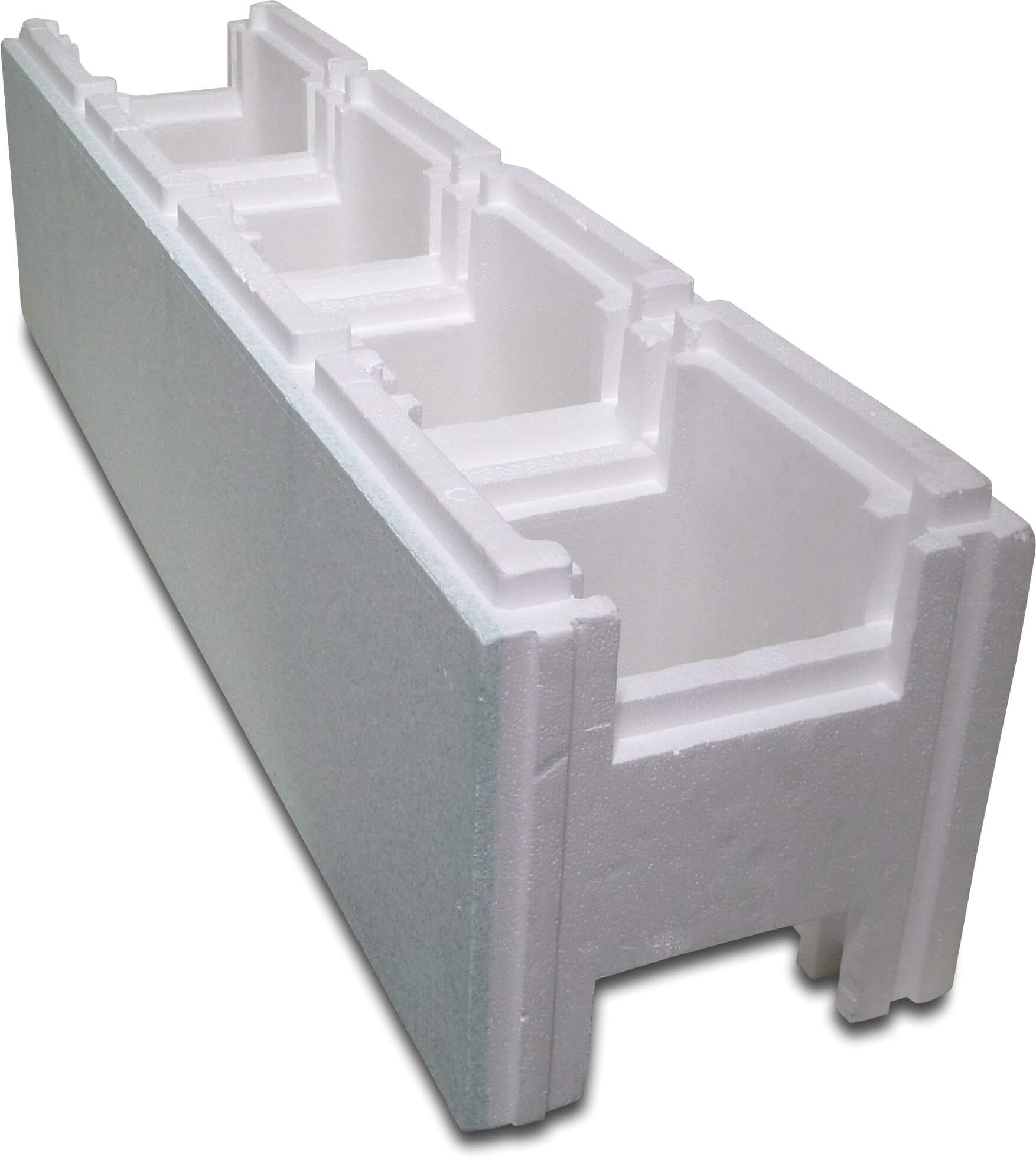 Pool building brick EPS40/EPS80 250 mm white 1m