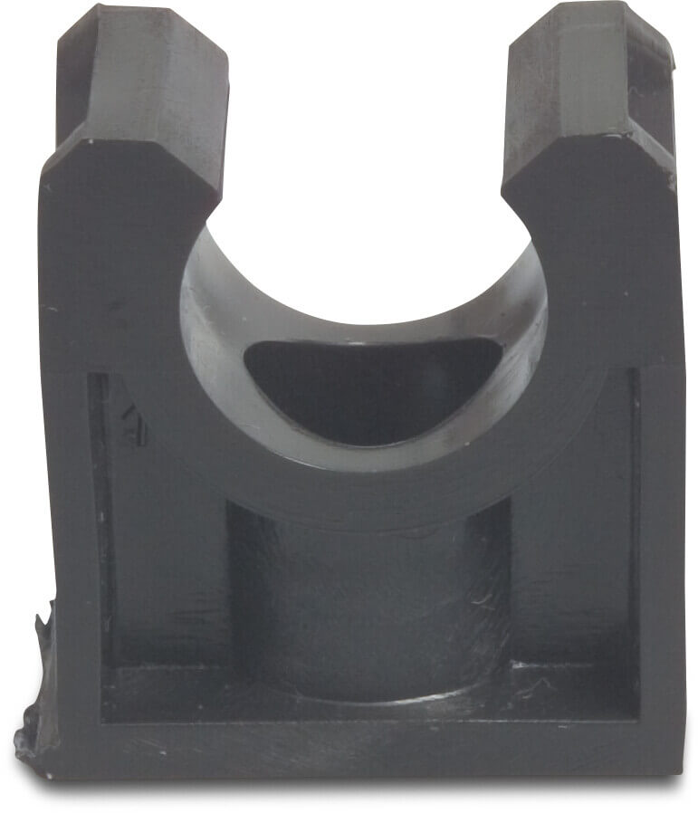 Pipe clamp PE 20 mm black type HT