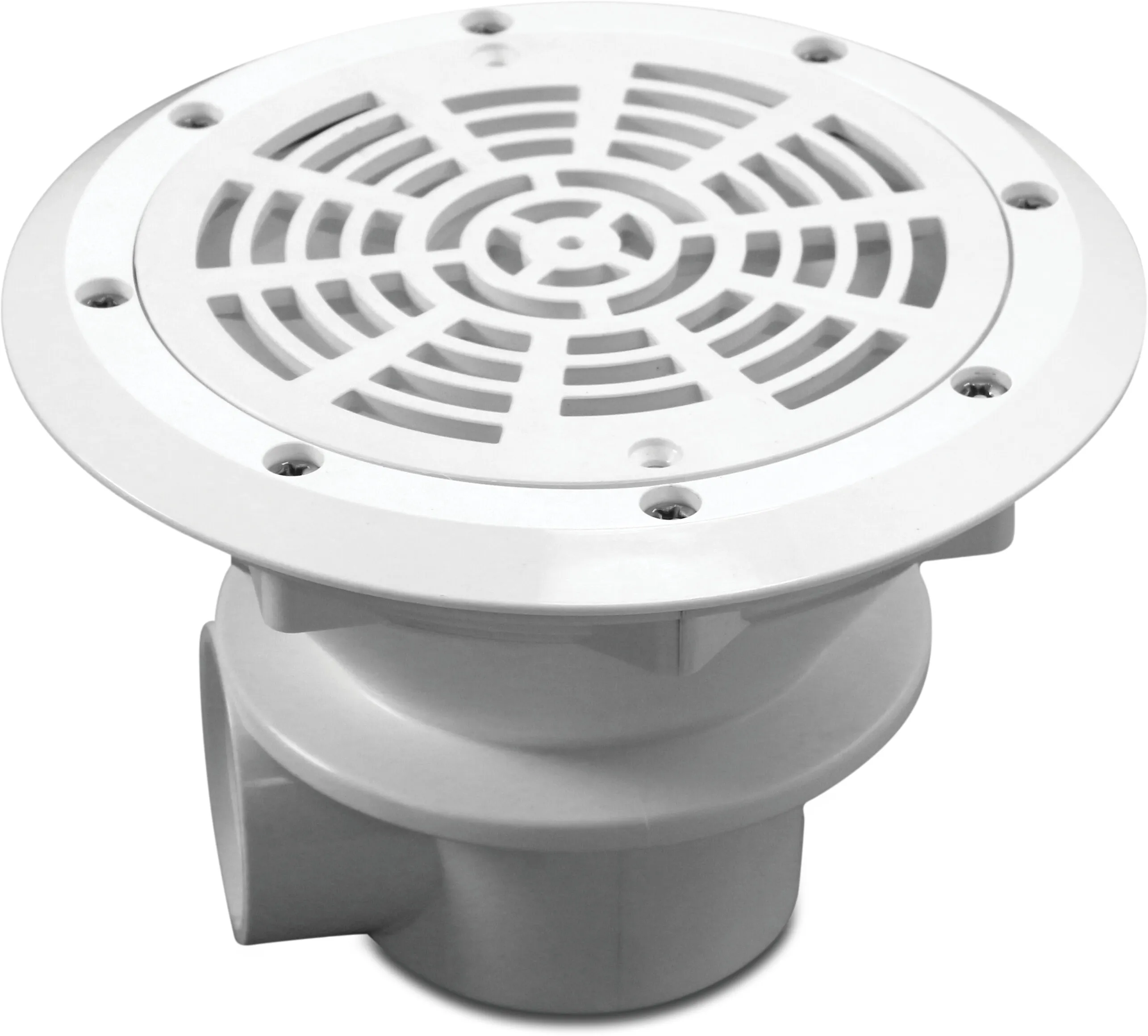 Flotide Main drain 2" female thread white EM2837 type dismountable
