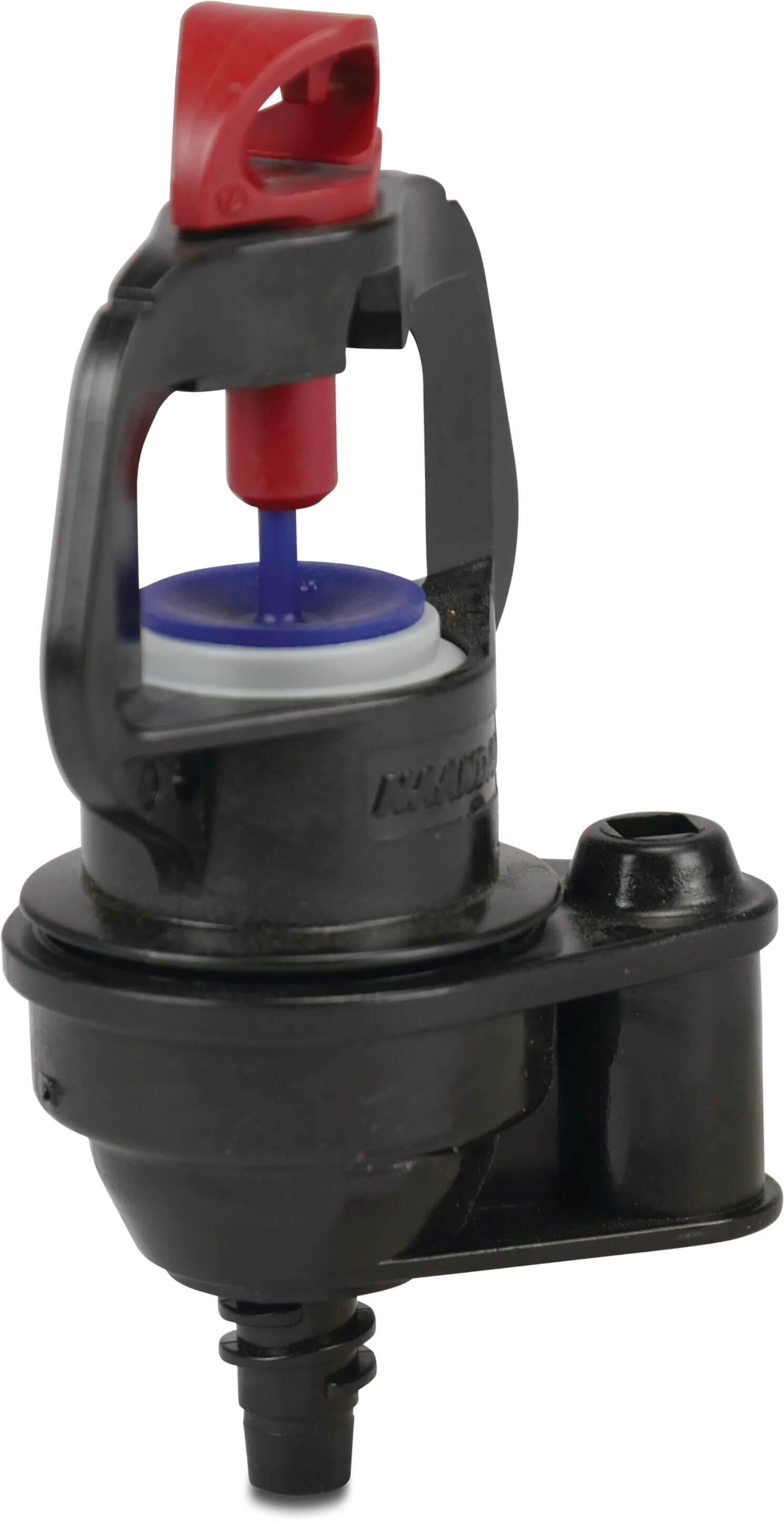 NaanDan Bügeldüse Kunststoff Bayonet V-Teil 1.00 mm 360° Grau Typ AquaSmart 2002, short radius