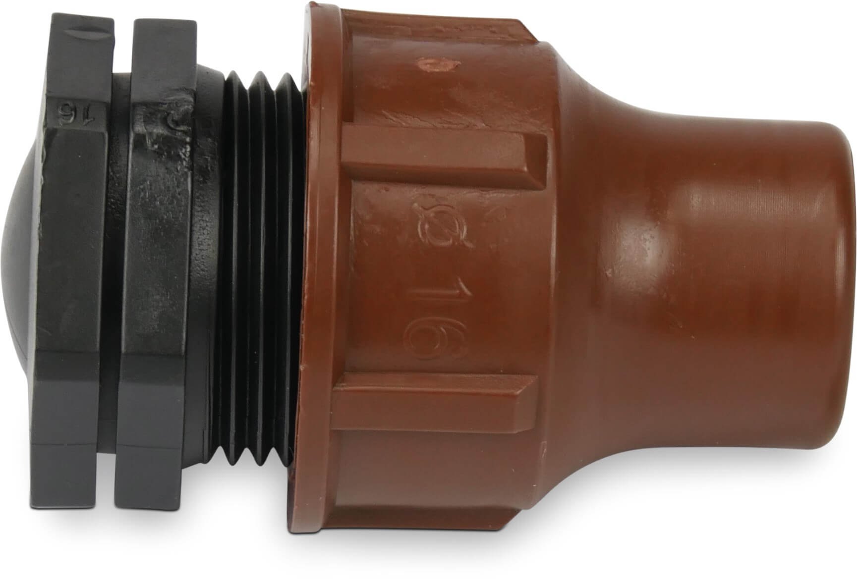 Rain Bird End plug PP 16 mm lock brown type BF-plug lock