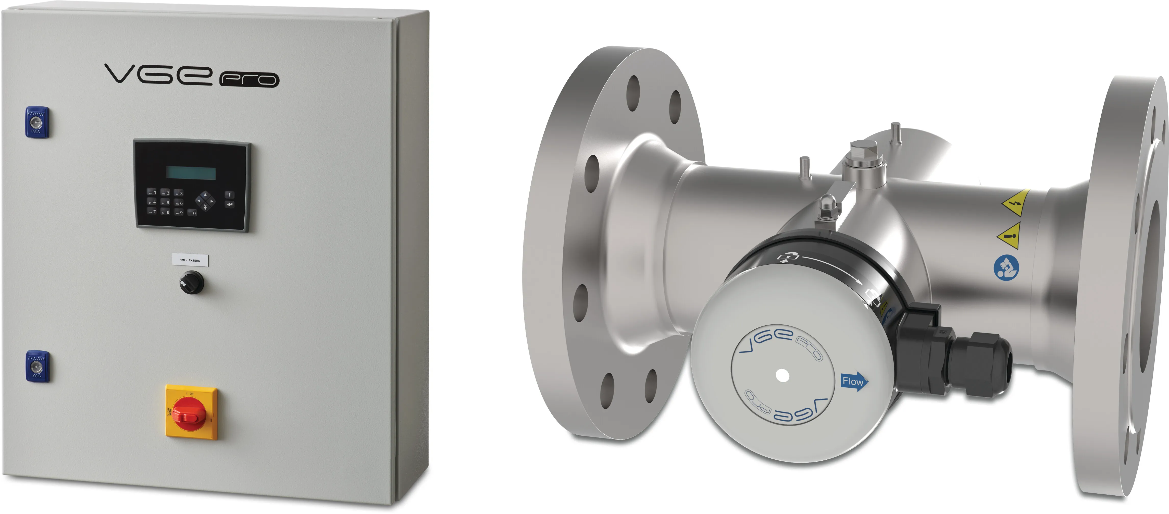 VGE Pro Medium UV lampesystem rustfri stål 316L DN80 flange 10bar type 600-85 Comfort