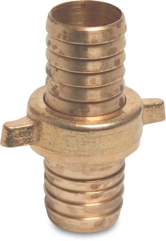 Profec Hose tail coupler brass 10 mm hose tail type flat seal nut 1/2"