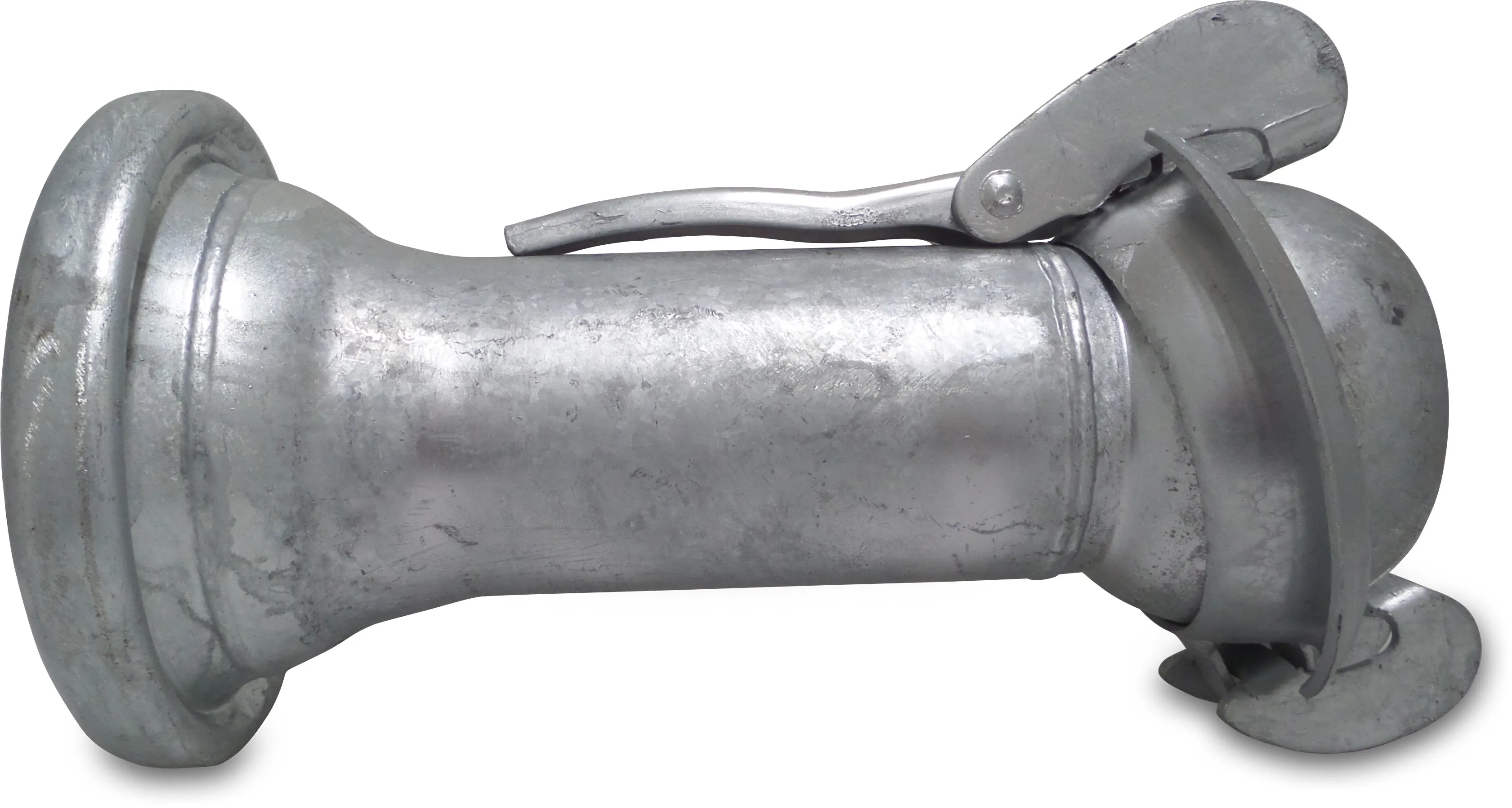 Reduzierkupplung Stahl Verzinkt 89 mm x 76 mm V-Teil Bauer x M-Teil Bauer Typ Bauer S81