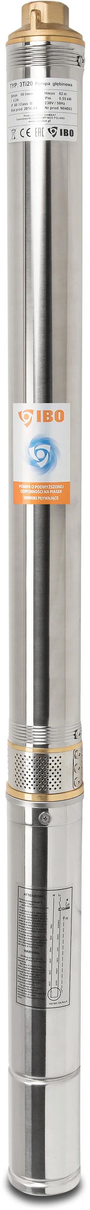 Bronpomp 1" binnendraad 5,2A 230VAC type 3 TI 27 met condensator - olie gekoeld