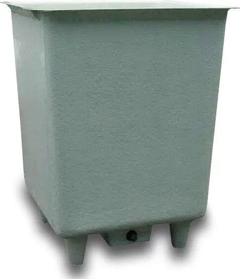 Tank with legs polyester grey