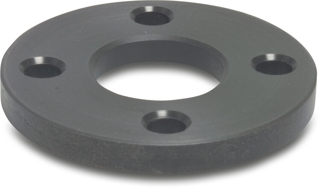 Profec Bague support PP 225 mm 10bar DN200 noir PN10