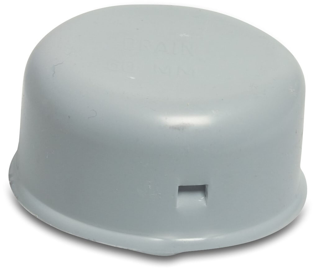 Click cap PP 50 mm click socket grey