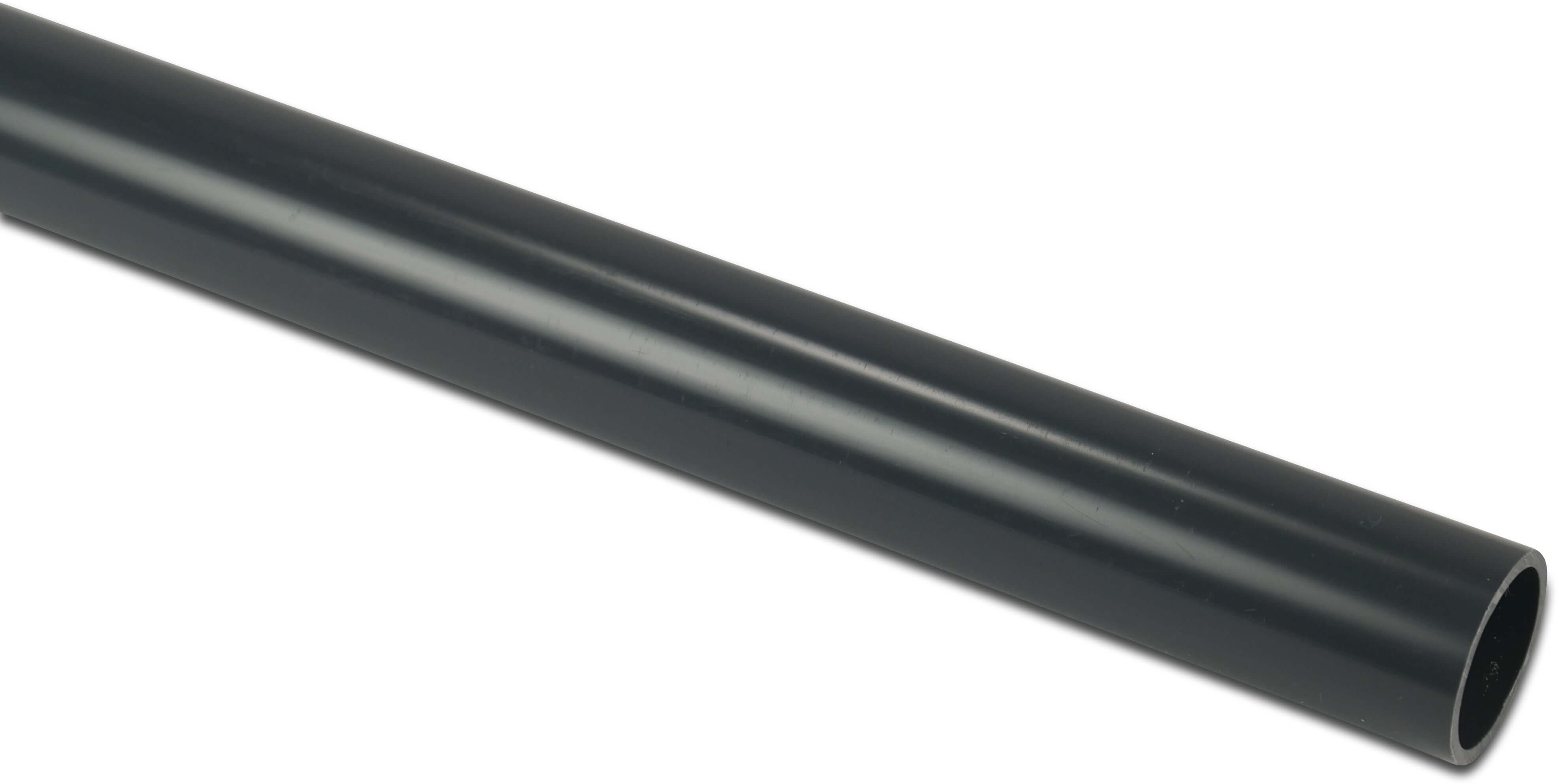 Pressure pipe PVC-U plain grey