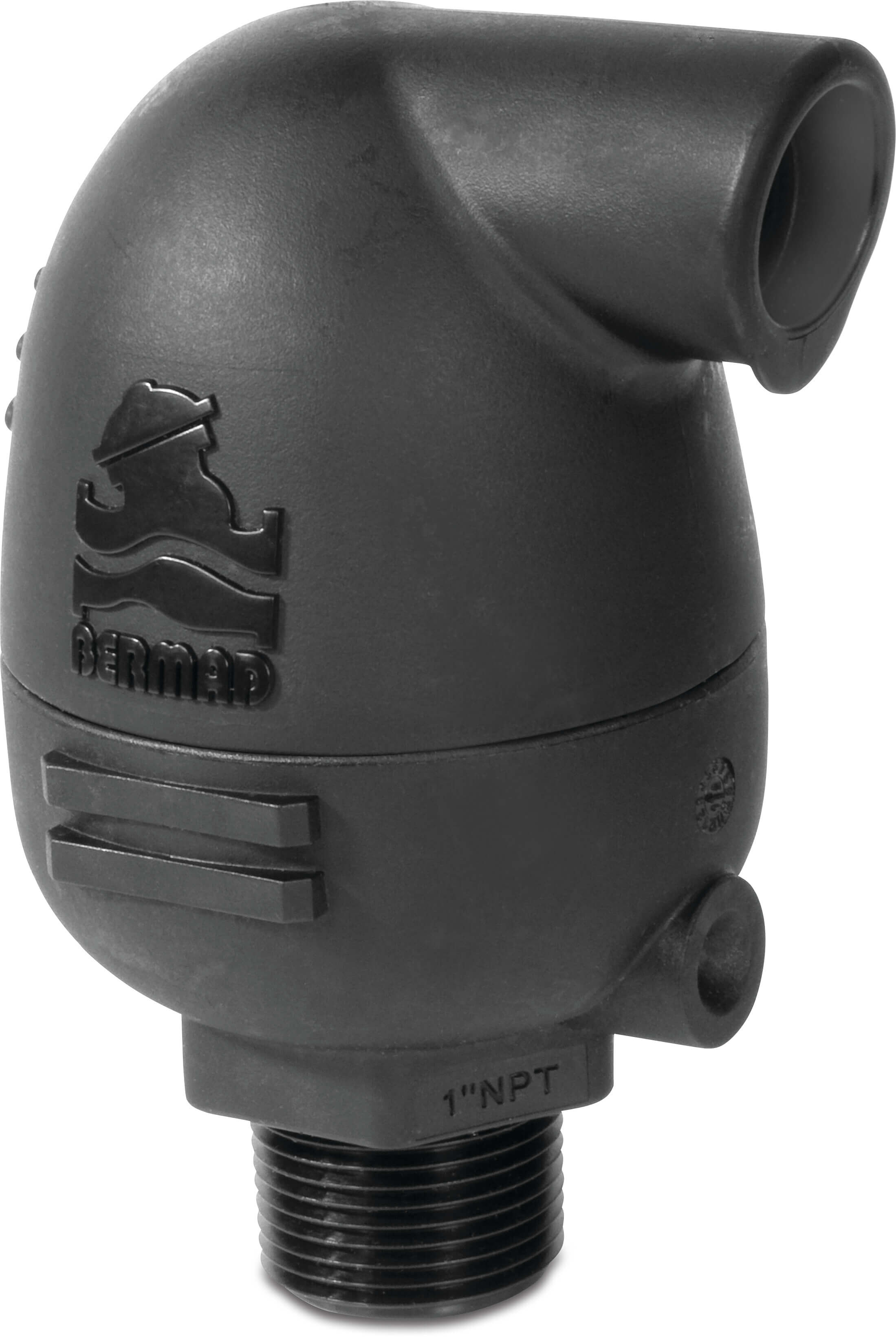 Bermad Air release- vacuum valve glass-filled nylon 1" male thread 10bar black combination type C10