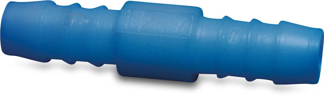 Hose tail nylon 8 mm hose tail 10bar blue