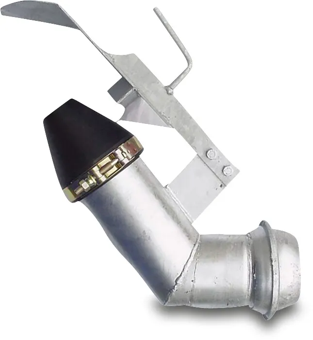 Precisionsspridare stål galvaniserad 150 mm hane del Italiensk type Italiensk