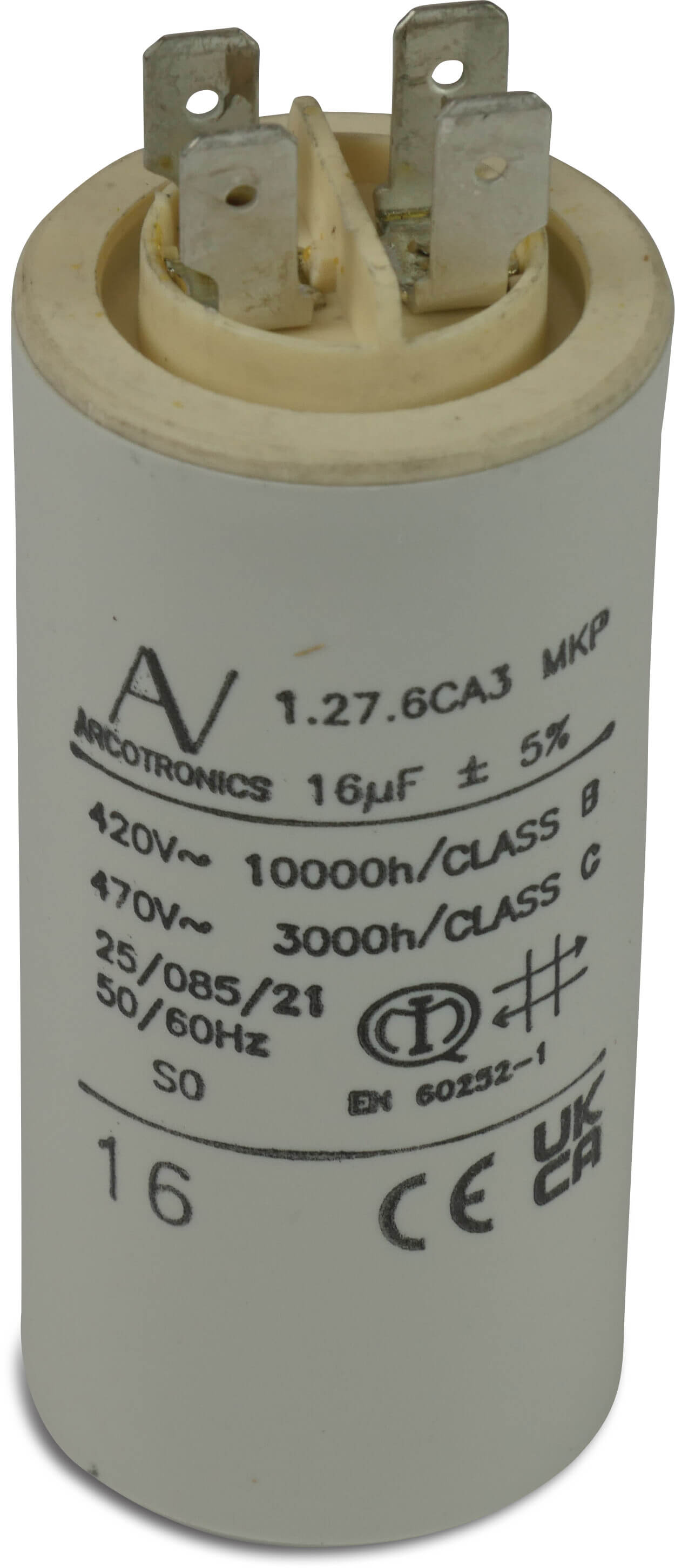 DAB Capacitor 16 µF for jetpumps and Euro Inox pumps