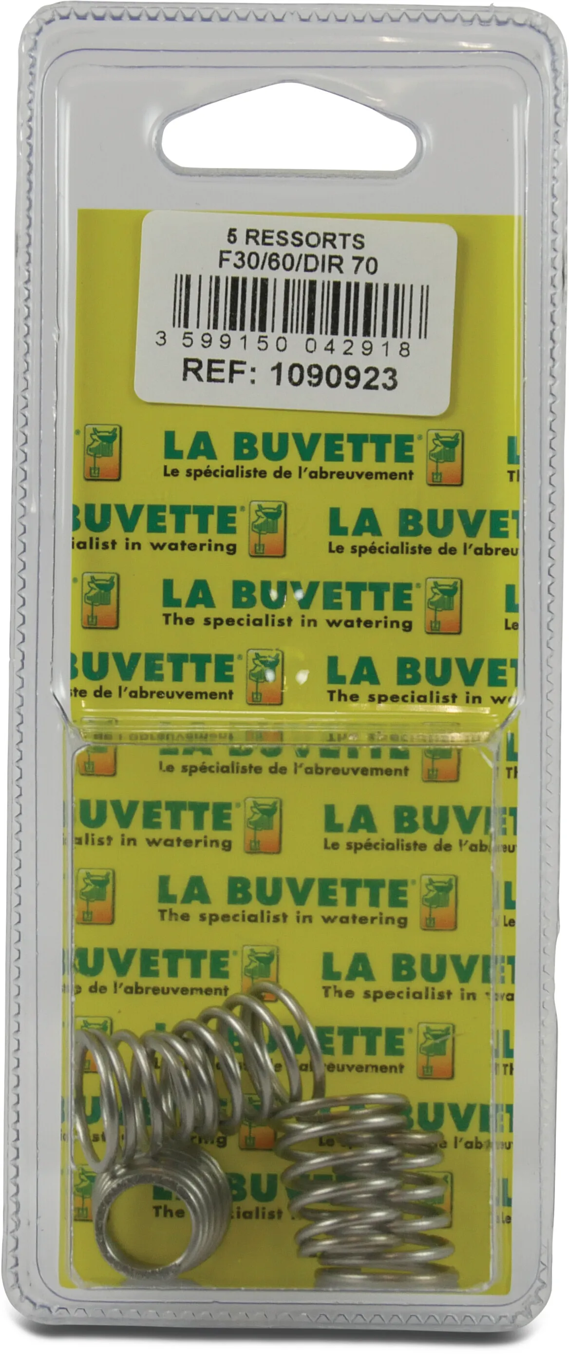 La Buvette Fjedersæt F30 / F60 / Forstal blisterpakke