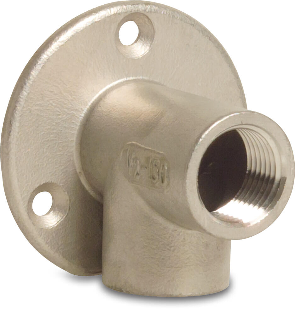 Profec Nr. 471 Wandwinkel 90° Edelstahl 304 1/2" Innengewinde 50bar