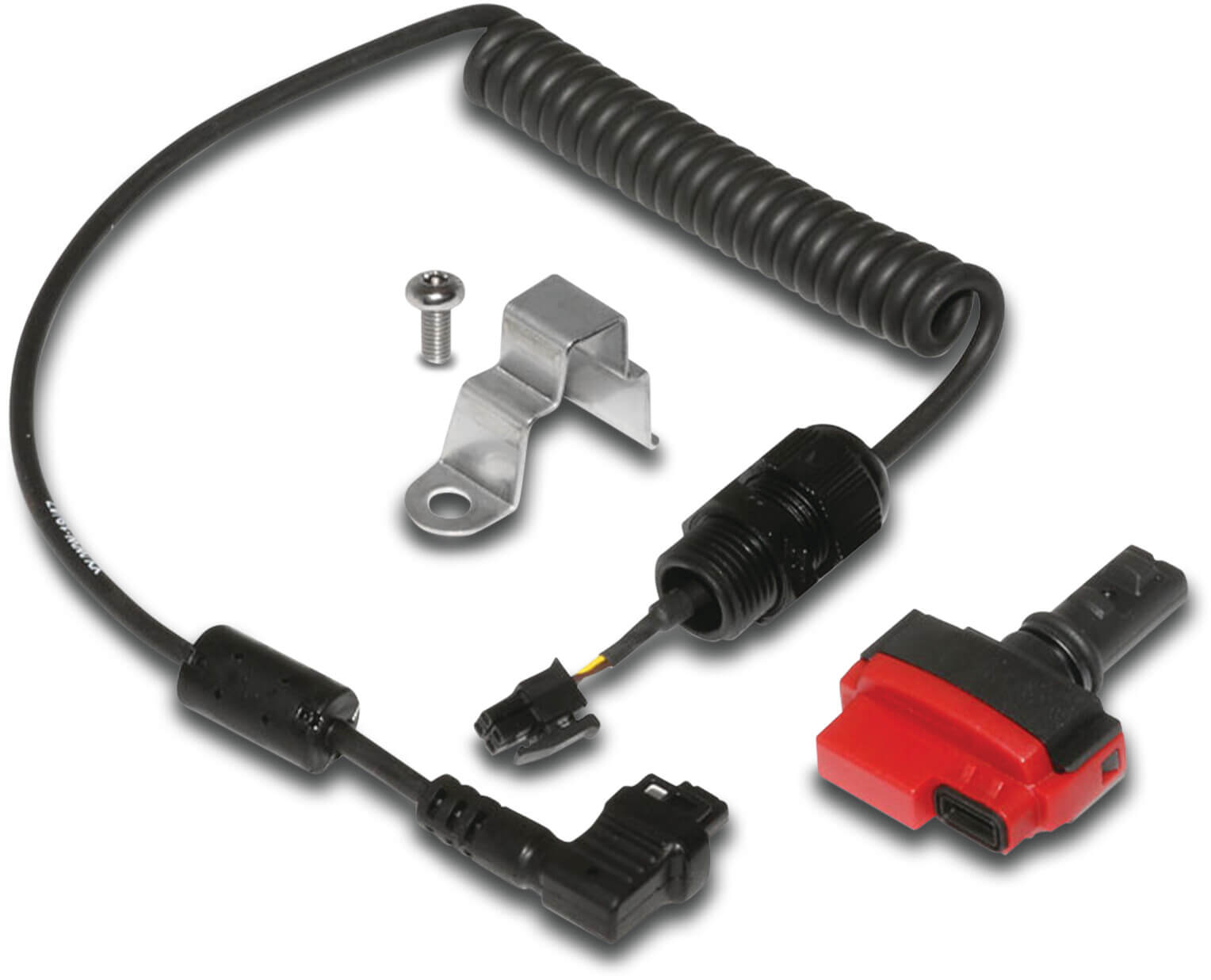 Grundfos Cirkulationspumpe med variabel hastighed støbejern 1 1/2" udvendig gevind 0.18A 230VAC sort/rød WRAS type Alpha2 25-40 (180)