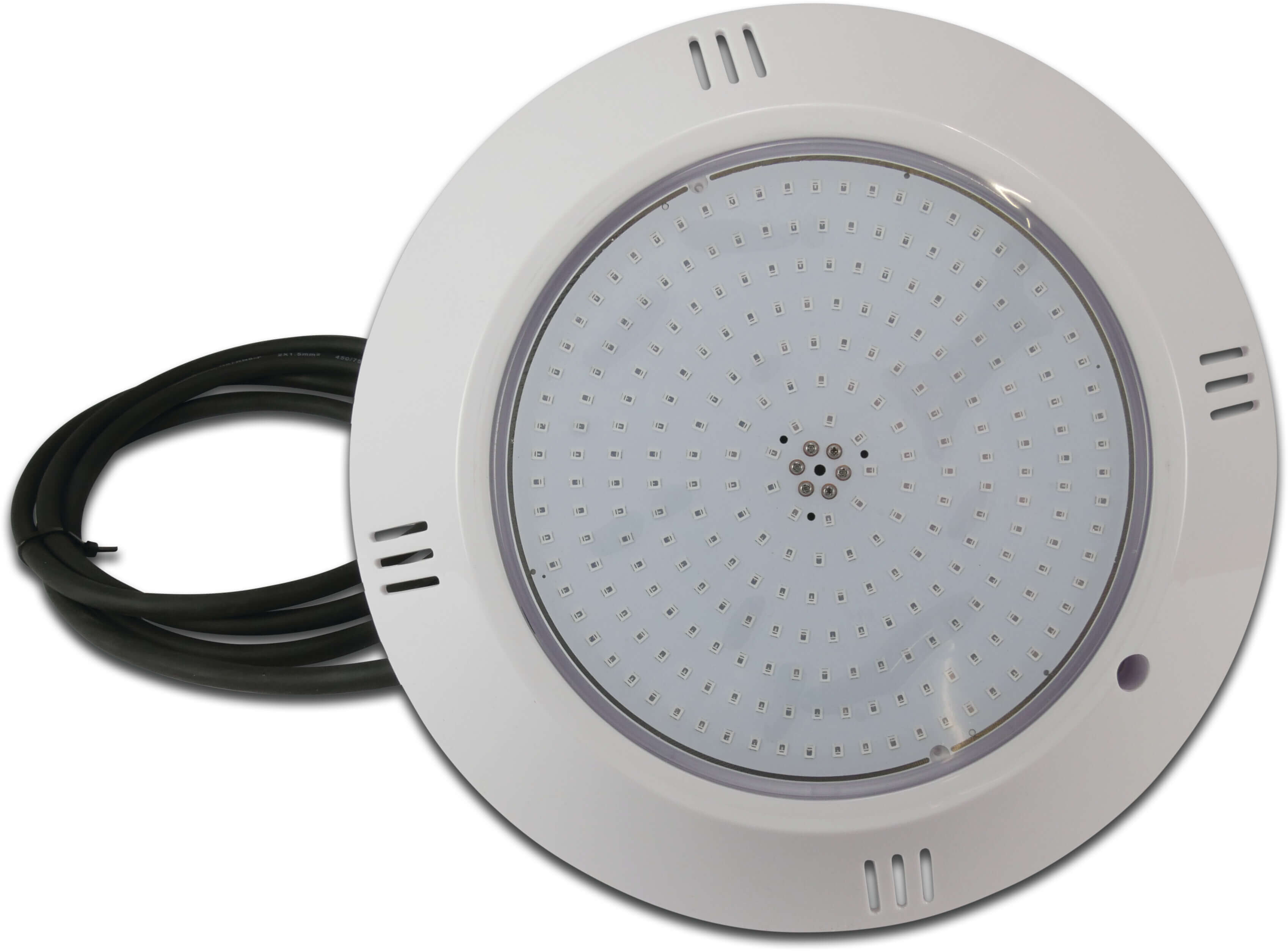 Flotide LED-belysning till pool, väggmontering