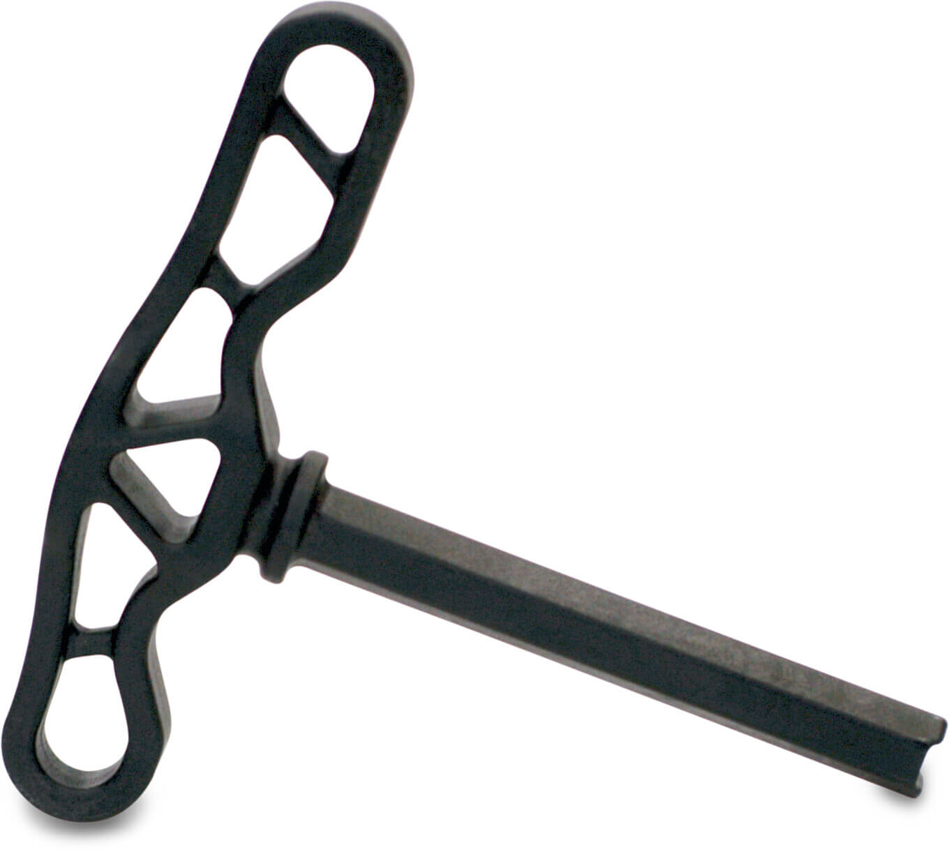 Schlüssel Kunststoff 17 mm Schwarz Typ Layflat