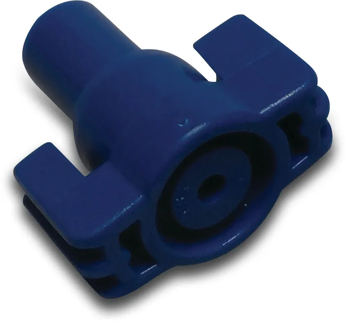 NaanDan Kunststof hoofdnozzle 3,5mm blauw type 5035