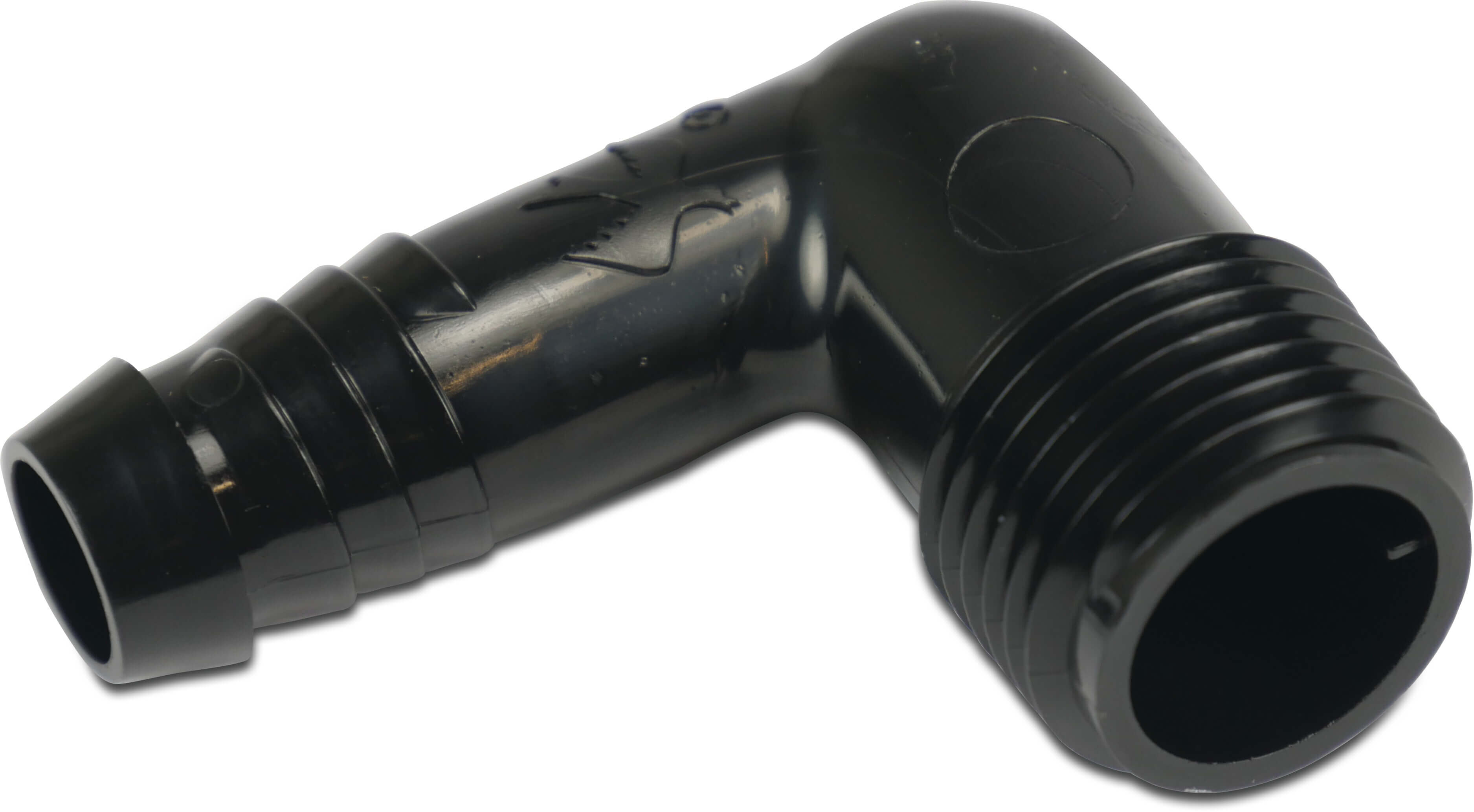 Rain Bird Winkel 90° PP 1/2" x 17.5 mm Außengewinde x Tülle 5,5bar Typ SPX Flex P1