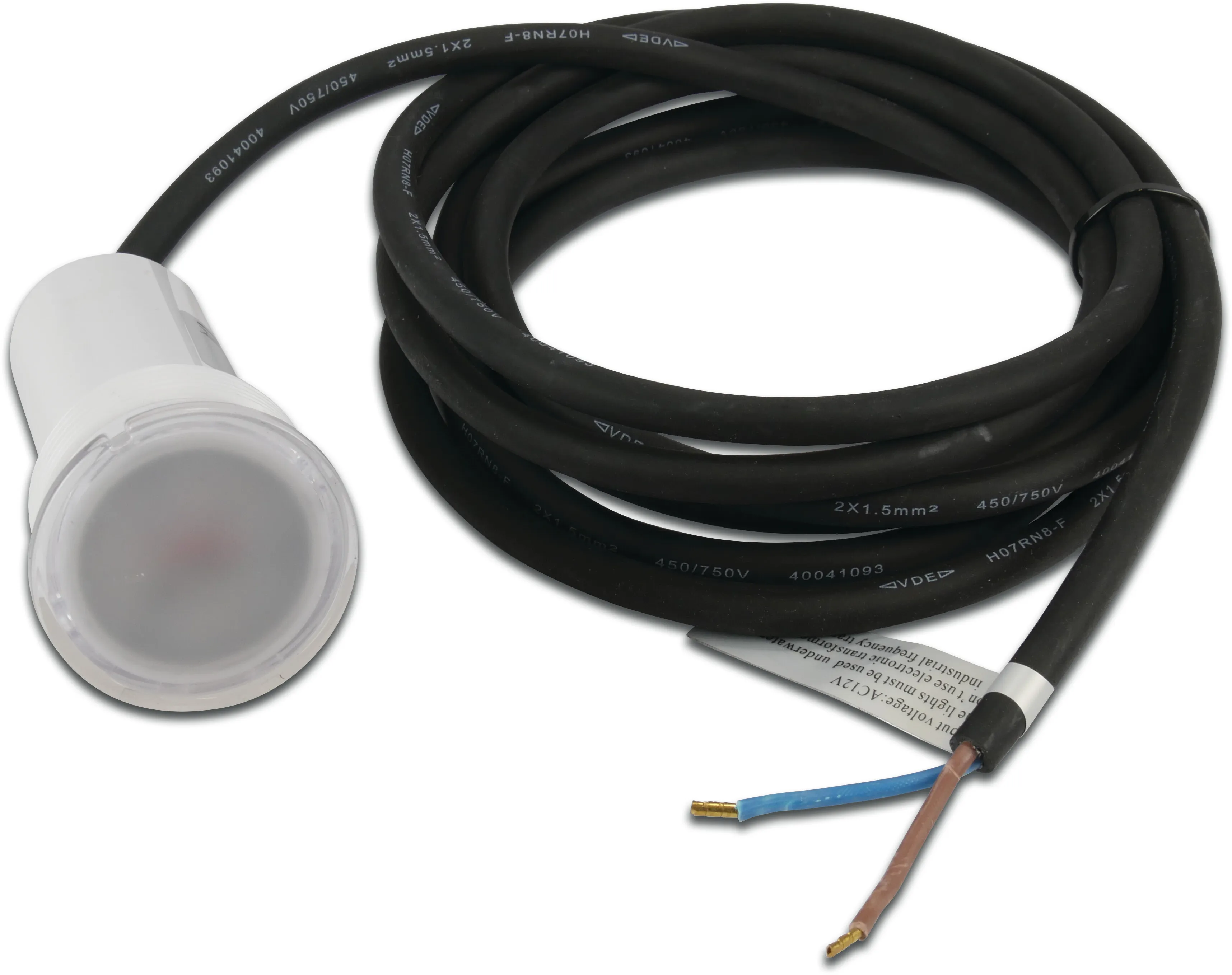 Flotide Dæmpbart LED-spotlys 1 1/2" armatur hvid 7W