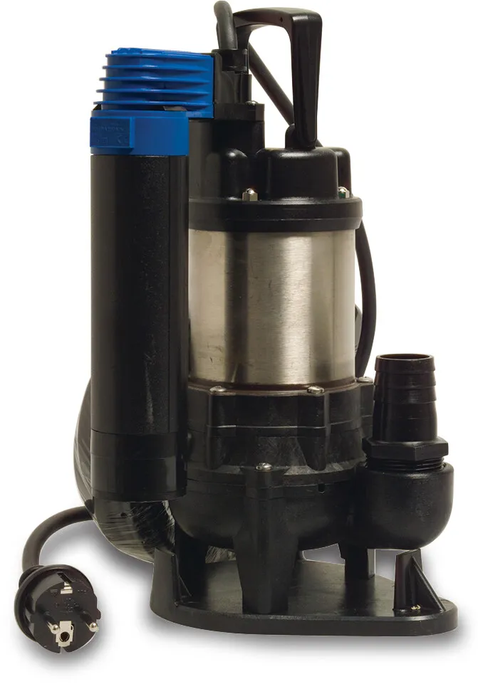 Submersible pump 1 1/4" female thread 1,4A 230VAC black type JS 150 SVMA Vortex with magnetic switch with float switch
