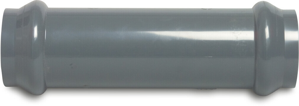 Reparationsmuffe PVC-U 110 mm tætningsring 10bar grå