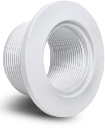 Hayward Inlet fitting ABS 2" x 1 1/2" male thread white concrete pools