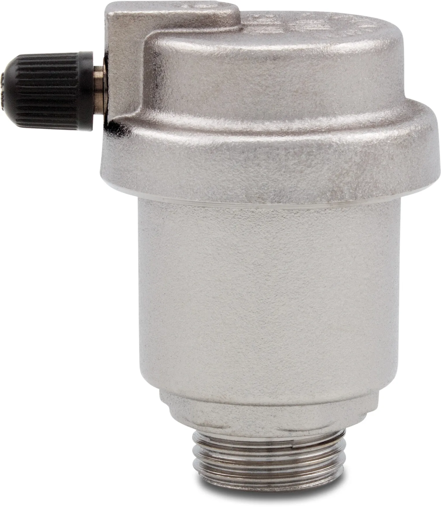 Itap Airvent brass nickel plated 1/2" male thread 10bar type 363 bottom connection - output side