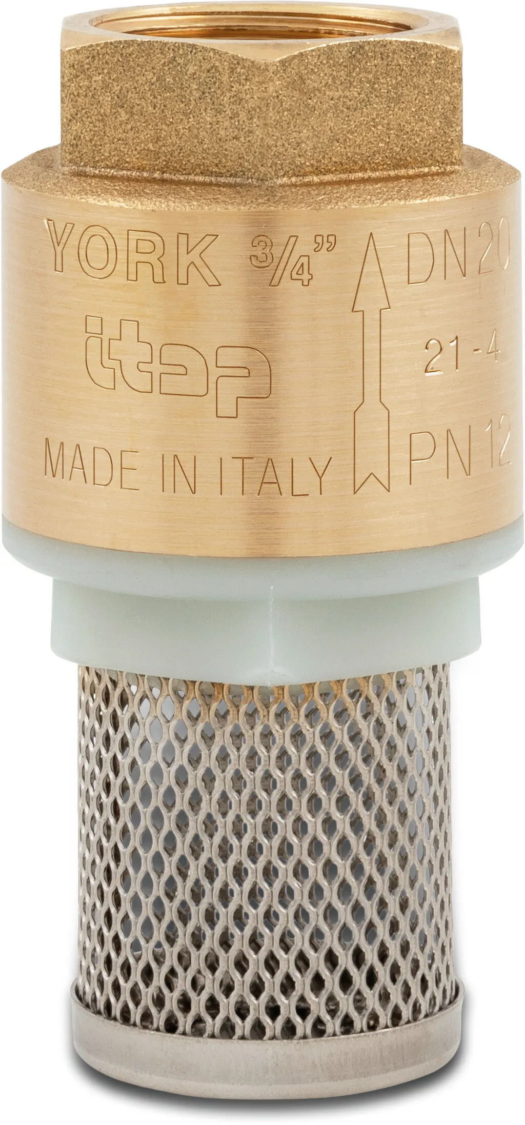 Itap Clapet de pied laiton 2" filetage femelle 8bar acier inoxydable 304 type York 108 L1