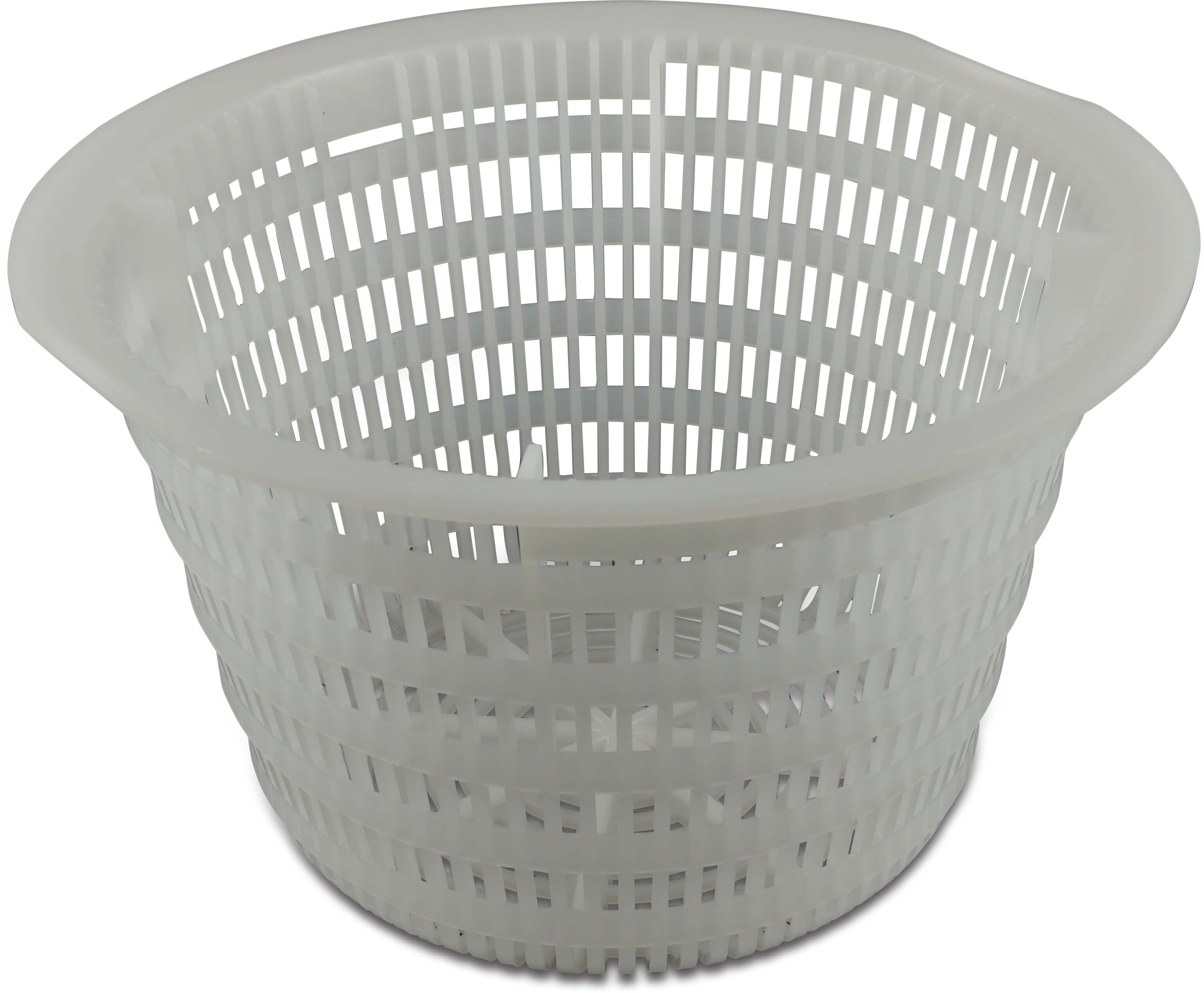 Filterkorb mit Befestigungsrippen Weiß