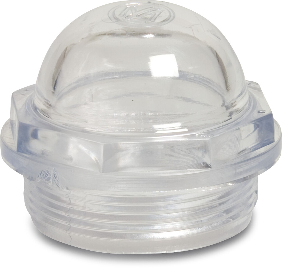 MZ Schauglas aus Plexiglas 3" Außengewinde 3bar